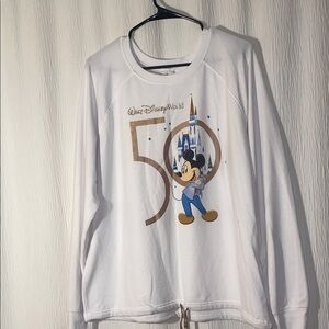 Disney White Apparel with Logo Tag
